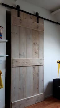 schuifdeur gebruikt steigerhout
