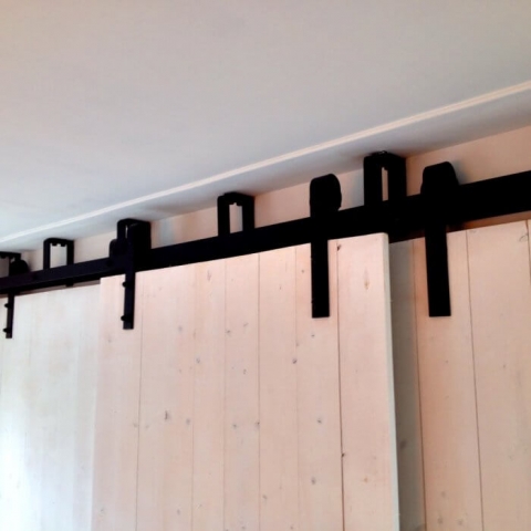 Kastenwand Schuifdeurwand Loftdeur klassiek schuifsysteem 2