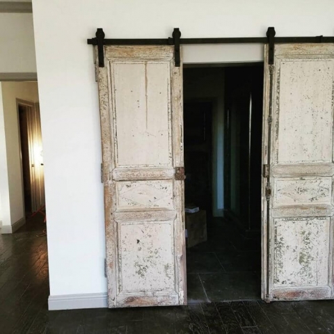 Oude kastdeuren