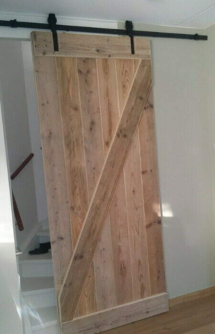 Z Design steigerhout voor de trap