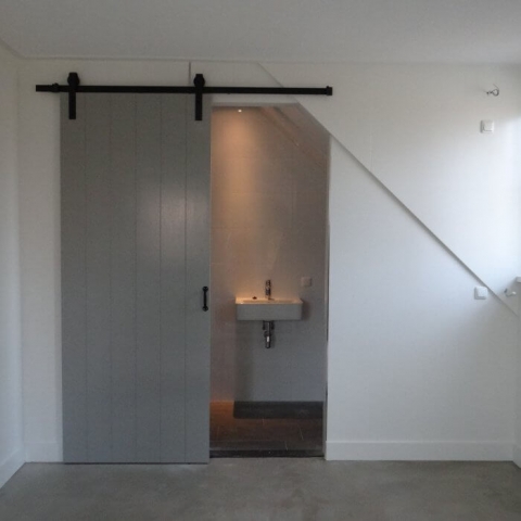 Simpele schuifdeur van MDF