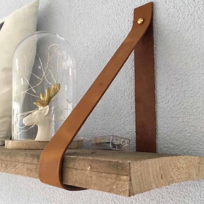 Set Leren Plankdragers