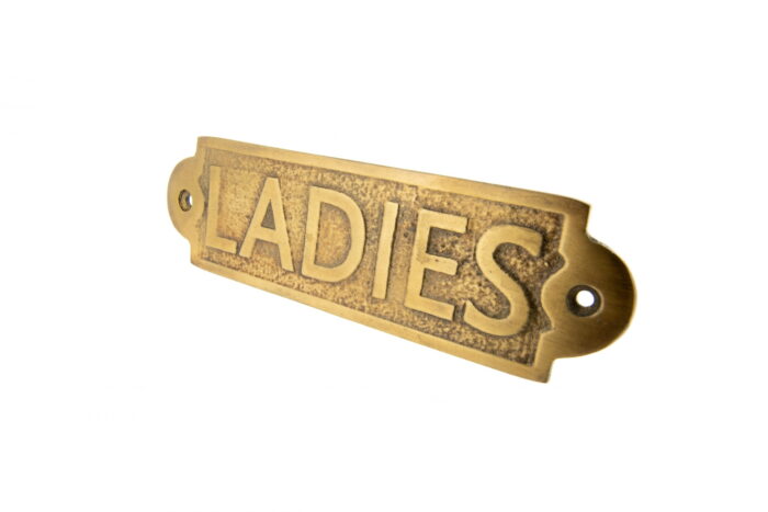 Toiletbordje Ladies messing - Afbeelding 2