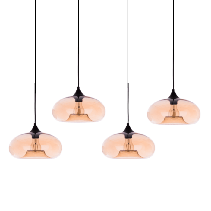 Gekleurde hanglamp Koshi Amber