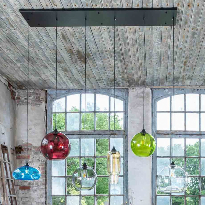 Gekleurde hanglamp Yamuna