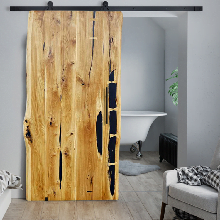 Schuifdeur Eiken Onbehandeld - Afbeelding 2