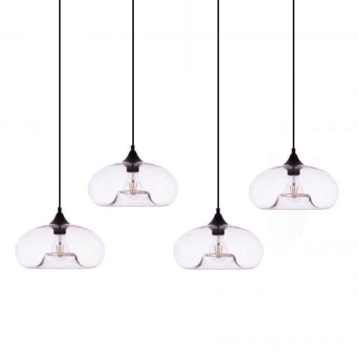 Gekleurde hanglamp Koshi Clear