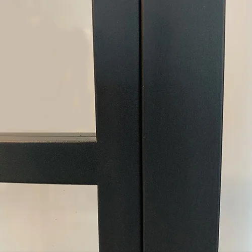Maatwerk stalen scharnierdeur 6 vakken asymmetrisch linksdraaiend helder glas - Afbeelding 3