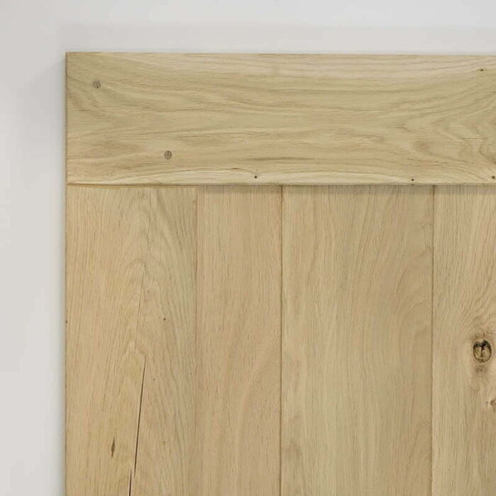 Houten schuifdeur Eiken Chevron onbehandeld - Afbeelding 6