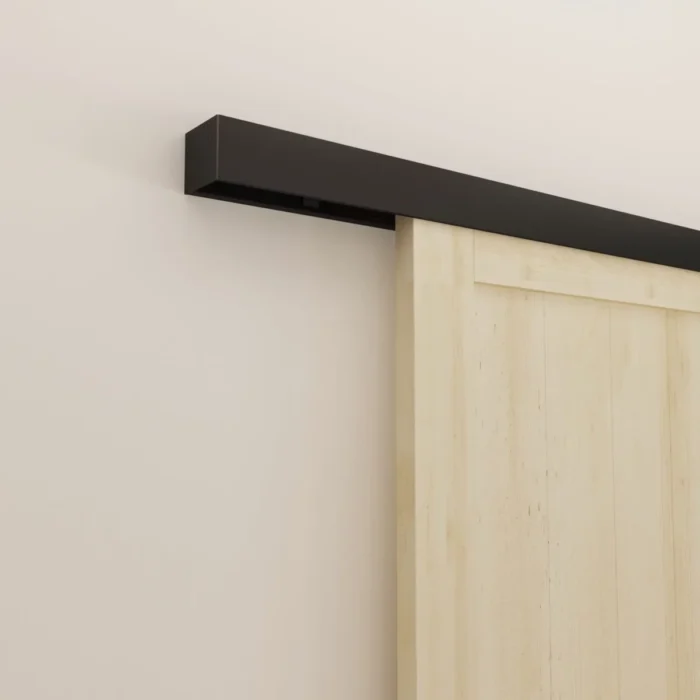 Schuifdeursysteem Modern zwart 240cm plafondmontage