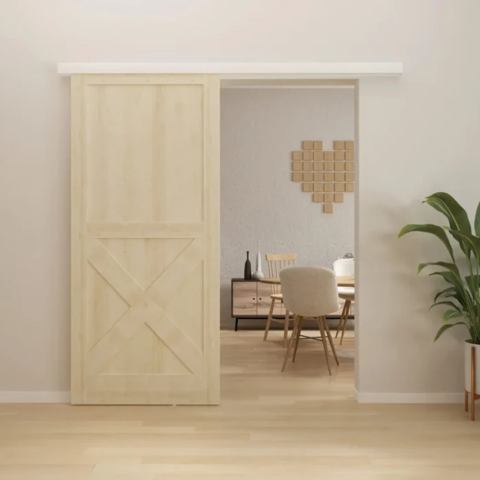 Schuifdeursysteem Modern wit 240cm - Afbeelding 2