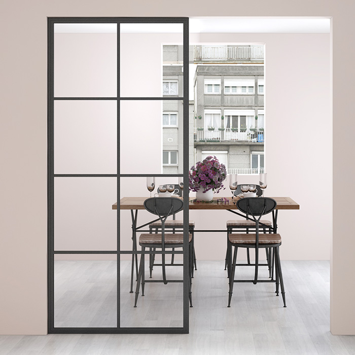 Maatwerk vast stalen paneel Smartline zwart - Afbeelding 3