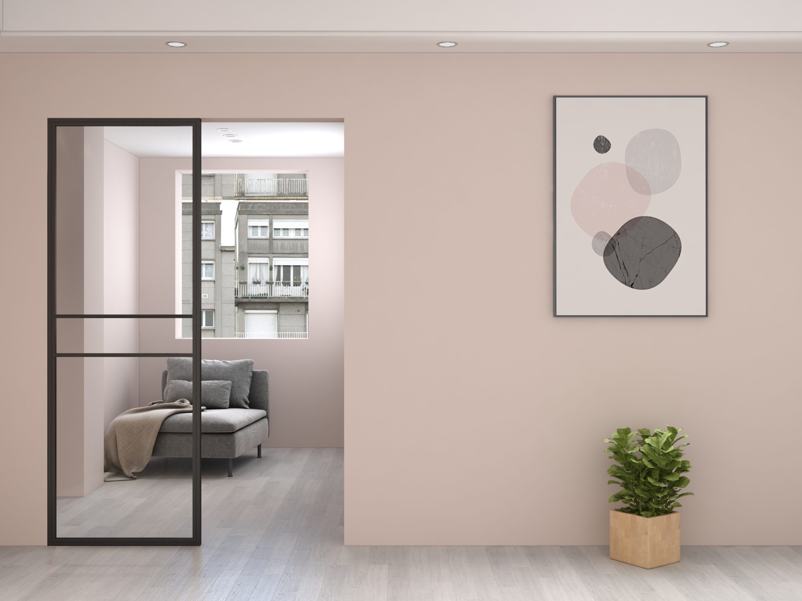 Maatwerk vast stalen paneel Smartline zwart - Afbeelding 8