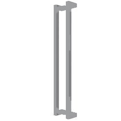 Handgreep scharnierdeur Colorline 62 cm venster grijs