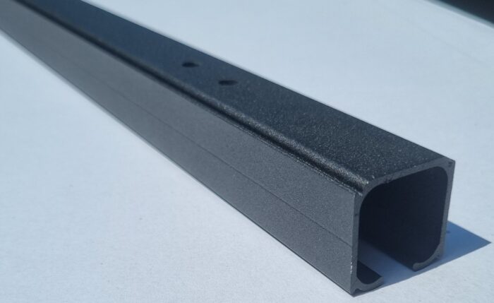 Schuifdeursysteem zwart wand en plafondmontage zonder softclose SL01