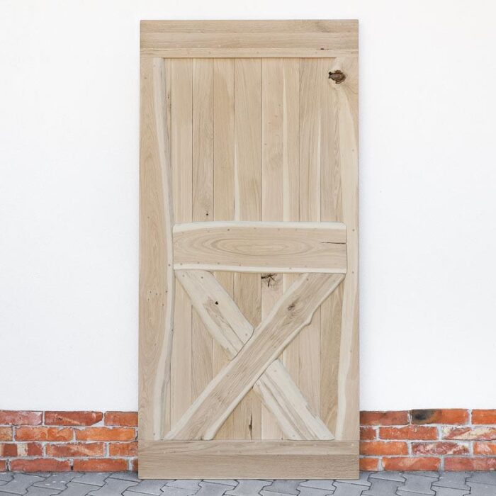 Schuifdeur Eikenhout Barn 100x210 - Afbeelding 2