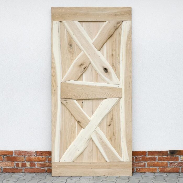 Schuifdeur Eikenhout Old Oak 100x210 - Afbeelding 2