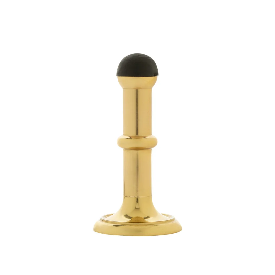 Klassieke deurstopper messing gelakt - Afbeelding 2