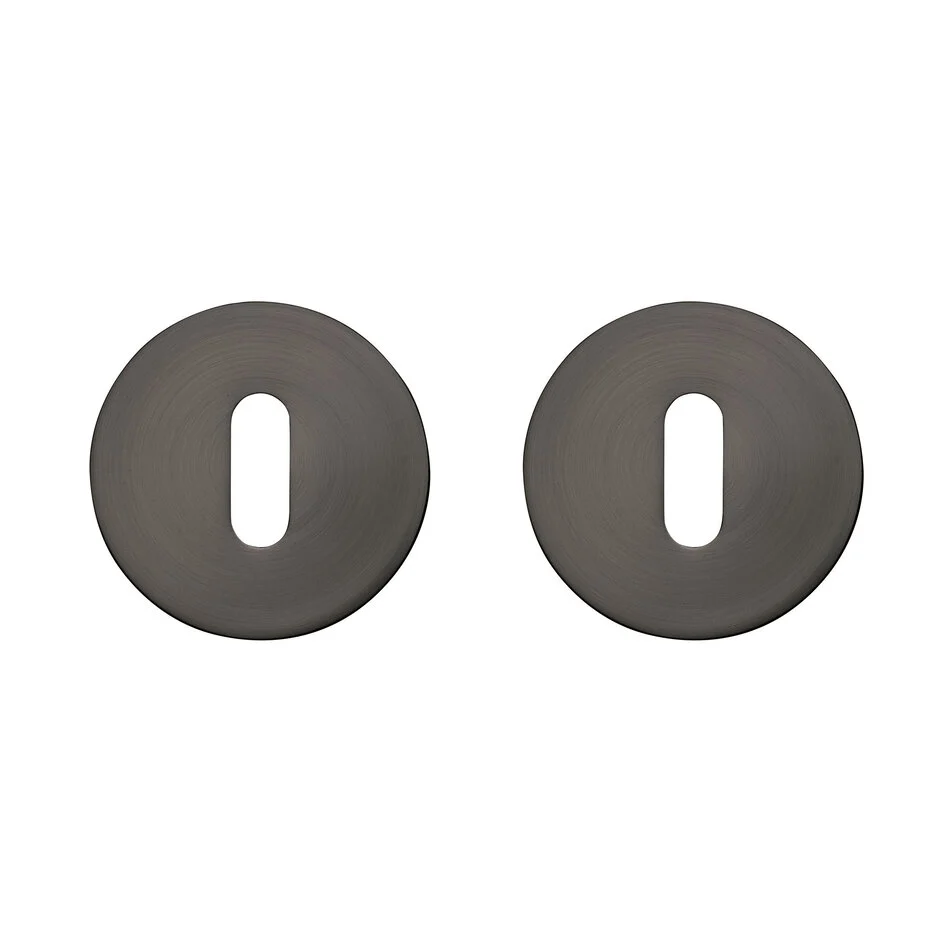 Deurbeslag set met sleutelrozet en deurklink Luxor antraciet grijs - Afbeelding 3