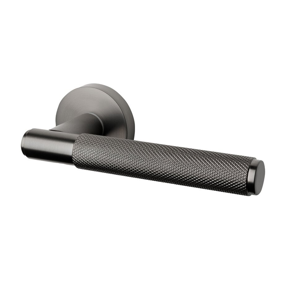 Deurklink Luxor op rozet antraciet grijs - Afbeelding 2